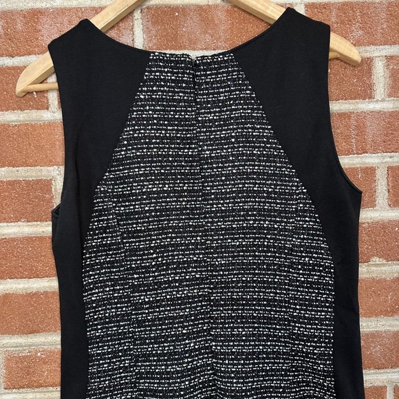 White‎ House Black Market Women's Black & White Tweed Sheath Dress Size 6 - Picture 7 of 11
